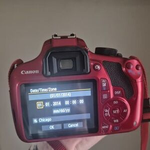 Canon Vibrant Red Digital Camera